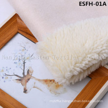 Plain Col Suede Bonded Faux Fur Esfh-01A